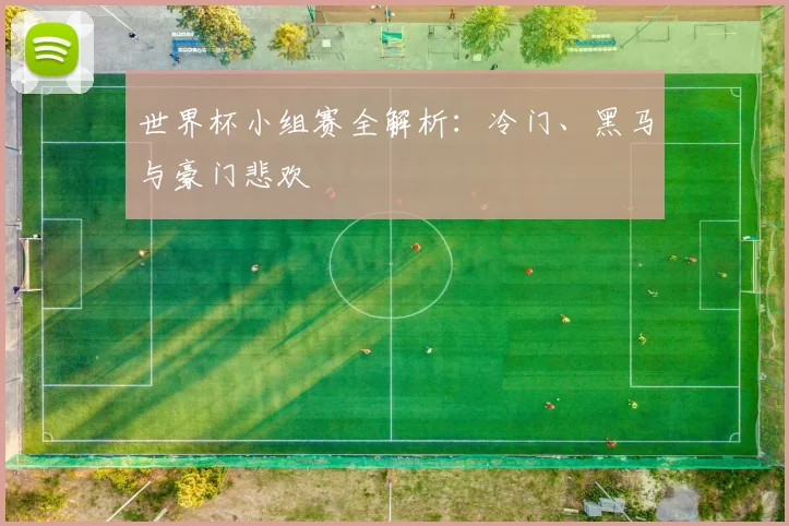 世界杯小组赛全解析:冷门、黑马与豪门悲欢